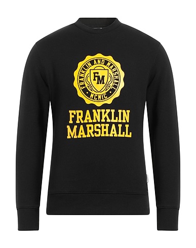 FRANKLIN & MARSHALL Sweatshirt Schwarz 100% Baumwolle