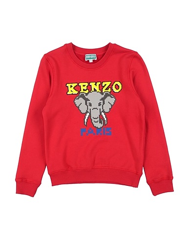 KENZO KIDS Sweatshirt Red 75% Cotton, 25% Polyester