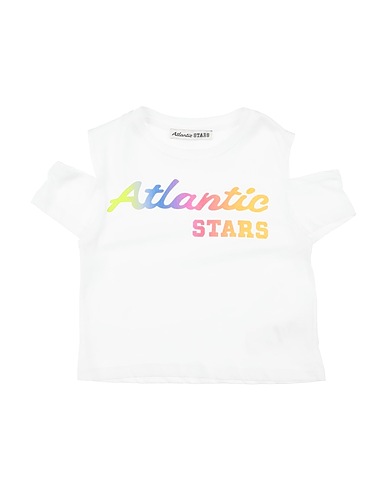 ATLANTIC STARS T-shirt White 100% Cotton