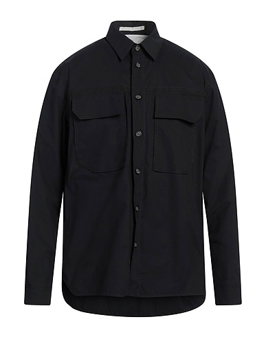 PAOLO PECORA Chemise de couleur unie 98% Coton, 2% Élasthanne