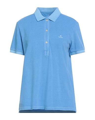 GANT Polo shirt Light blue 100% Cotton