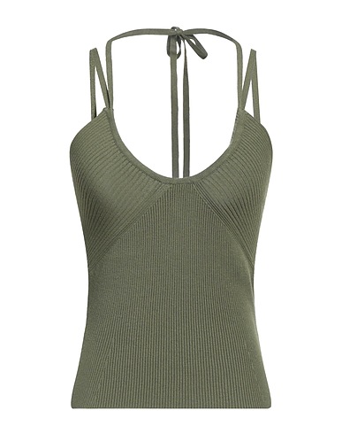 VICOLO Топ без рукавов VERDE MILITARE 70% Вискоза, 30% Полиэстер