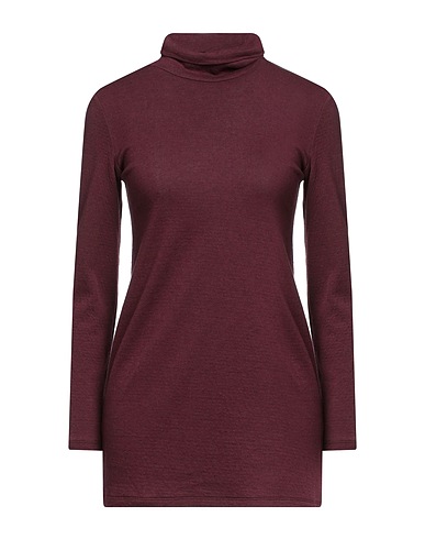 MAJESTIC FILATURES T-shirt Burgundy 70% Cotton, 30% Cashmere