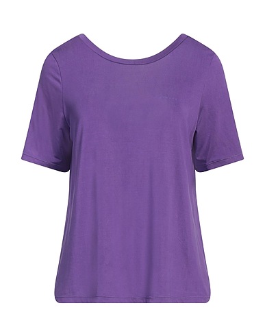 GERTRUDE + GASTON T-shirt Viola 72% Modal, 24% Poliestere, 4% Elastan