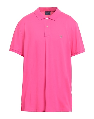 GANT Polo shirt Fuchsia 98% Cotton, 2% Elastane