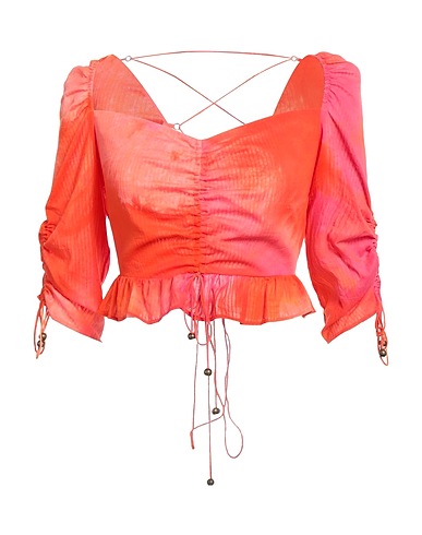 PINKO Top Orange 100% Cotton