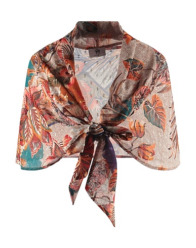 GAI MATTIOLO Cloak Rust 98% Polyester, 2% Polyamide