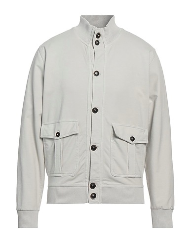 HOMEWARD CLOTHES Sweatshirt Light grey 95% Cotton, 5% Elastane