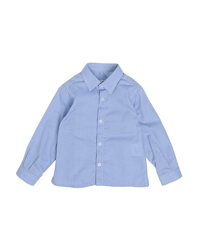 LITTLE BEAR Chemise de couleur unie Bleu ciel 100% Coton