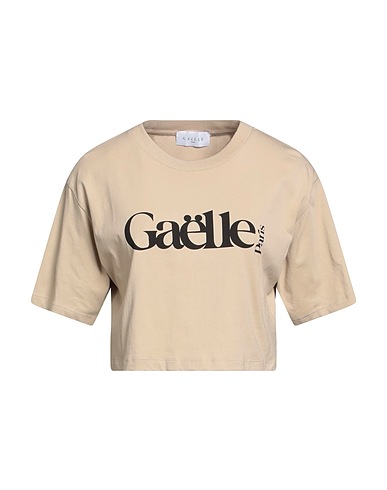GAëLLE Paris Crop top Beige 100% Cotone