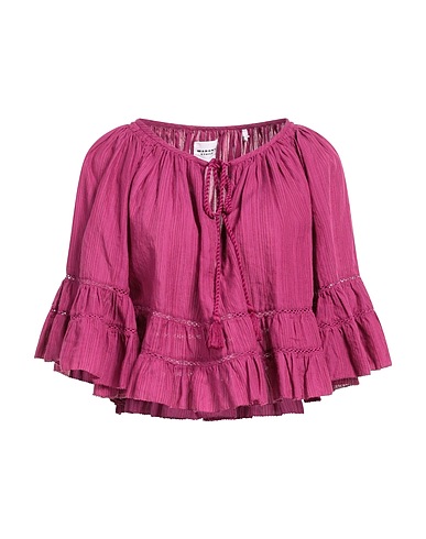 MARANT ÉTOILE Top Mauve 60% Cotton, 36% Linen, 4% Viscose