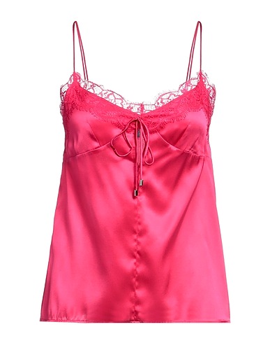 PINKO Camisole Fuchsia 94% Silk, 6% Elastane, Polyester