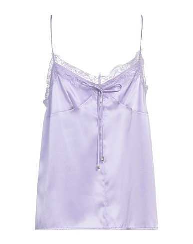 PINKO Hemdchen Lila 94% Seide, 6% Elastan, Polyester