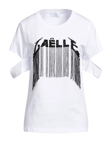 GAëLLE Paris T-shirt White 100% Cotton