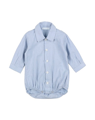 MANUELL & FRANK Body Baby Azzurro 100% Cotone