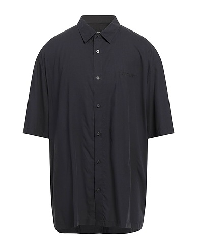 ARMANI EXCHANGE Camicia tinta unita Nero 70% Viscosa, 30% Lyocell