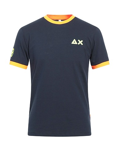 SUN 68 T-shirt Navy 95% Cotton, 5% Elastane