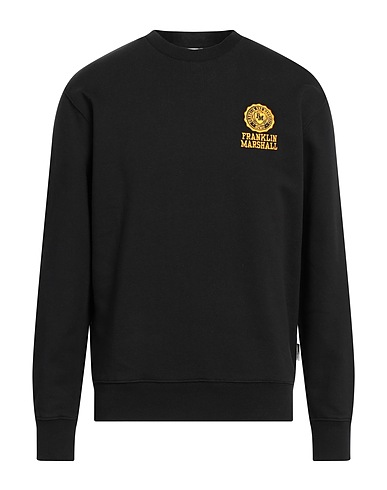 FRANKLIN & MARSHALL Sweatshirt Black 100% Cotton