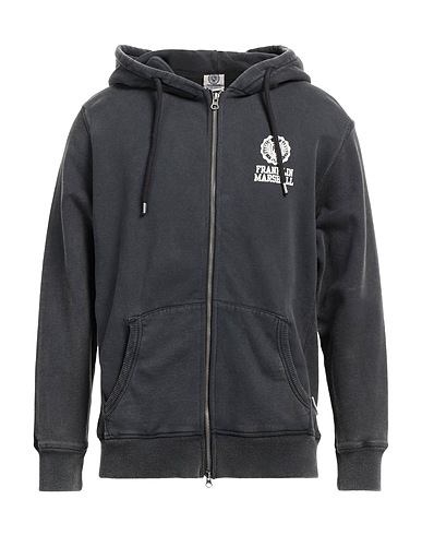 FRANKLIN & MARSHALL Hooded track jacket  Grey 100% Cotton