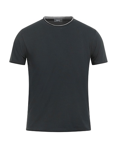 ROSSOPURO Basic T-shirt Black 93% Cotton, 7% Elastic fibres