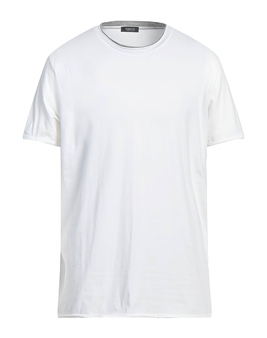 ROSSOPURO Basic T-shirt White 93% Cotton, 7% Elastic fibres