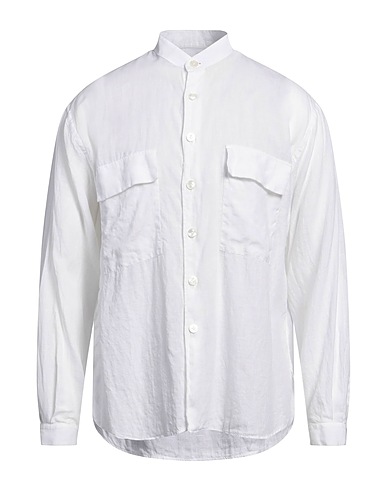 LARDINI Linen shirt White 100% Linen
