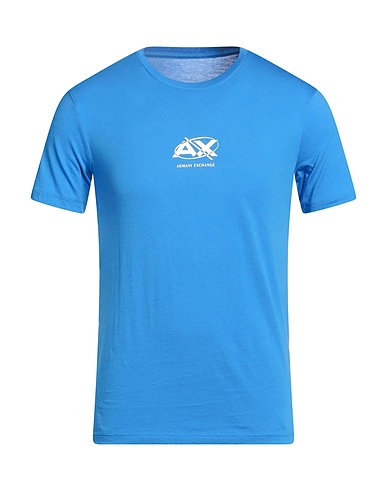 ARMANI EXCHANGE T-shirt Azure 100% Pima Cotton