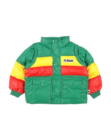 MINI RODINI Shell jacket Green 100% Polyester