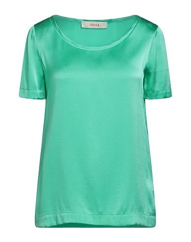 JUCCA Top Green 94% Silk, 6% Elastane
