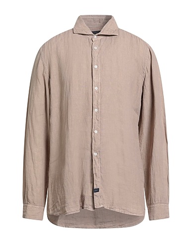 FAY Linen shirt Khaki 100% Linen