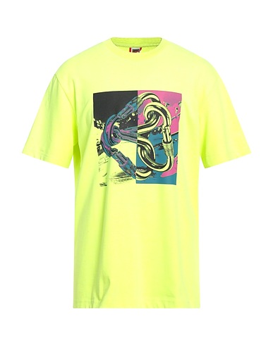 THE NORTH FACE T-shirt Lime green 100% Cotton