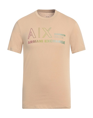 ARMANI EXCHANGE T-shirt Sand 100% Cotton