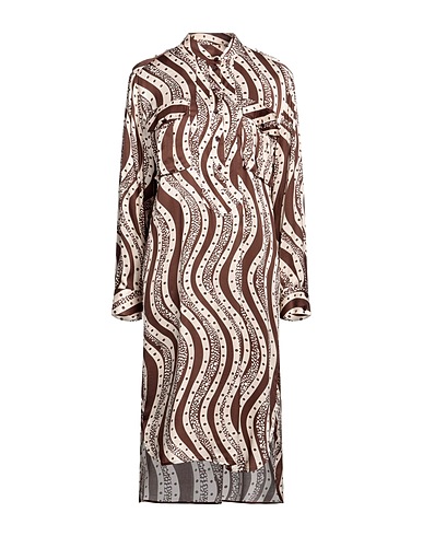 MAX&Co. Midi dress Brown 100% Viscose
