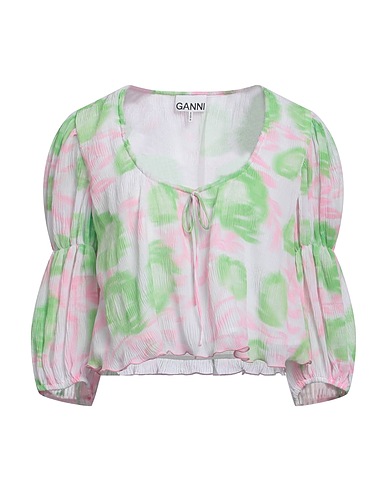 GANNI Top Green 100% Recycled polyester