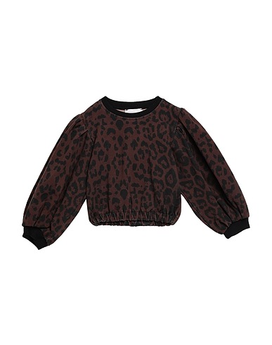 MARIUCCIA Sweatshirt Brown 68% Rayon, 27% Nylon, 5% Elastane