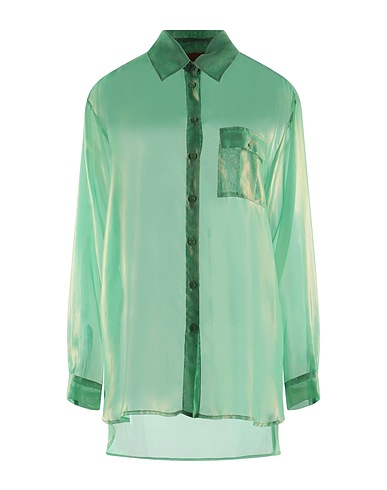 MAX&Co. Solid colour shirts & blouses Light green 100% Polyester