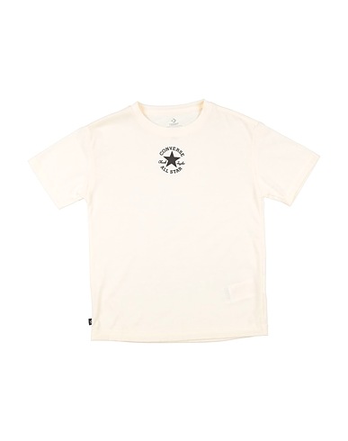 CONVERSE T-shirt SUSTAINABLE CORE S/S TEE
 Avorio 100% Poliestere riciclato