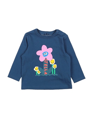 STELLA McCARTNEY KIDS T-shirt Navy 100% Cotton, Elastane