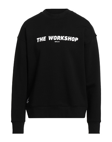 THE WORKSHOP Berlin Sweatshirt Black 100% Cotton