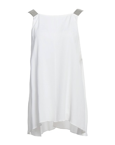 FABIANA FILIPPI Top Weiß 57% Acetat, 43% Seide, Polyester