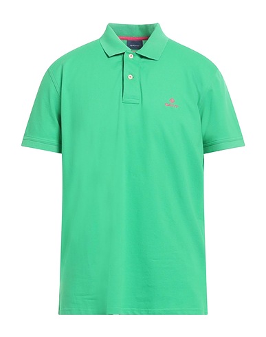 GANT Poloshirt Grün 96% Baumwolle, 4% Elastan