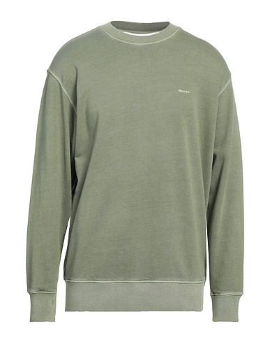 GANT Sweatshirt Military green 100% Cotton