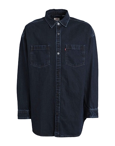 LEVI'S Denim shirt WELLTHREAD ARROWOOD SHRT BLACKS Blue 100% Cotton