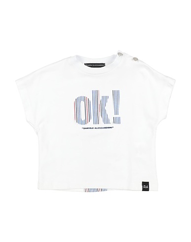 DANIELE ALESSANDRINI T-shirt White 90% Cotton, 10% Elastane