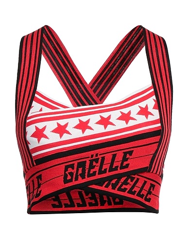 GAëLLE Paris Top Red 65% Viscose, 35% Polyamide