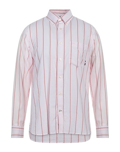TOMMY HILFIGER Camicia a righe Rosa 100% Cotone
