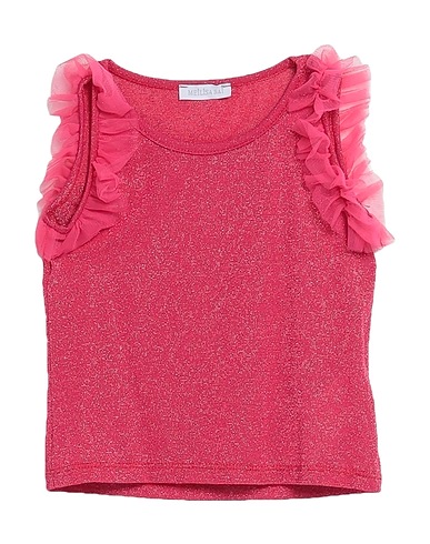 MEILISA BAI Top Fuchsia 64% Viscose, 16% Metallic fiber, 14% Polyamide, 6% Elastane