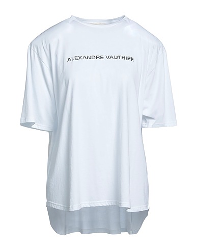 ALEXANDRE VAUTHIER T-shirt Bianco 100% Cotone