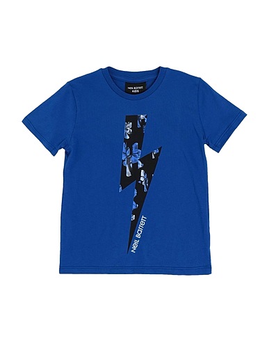 NEIL BARRETT T-shirt Blue 100% Cotton
