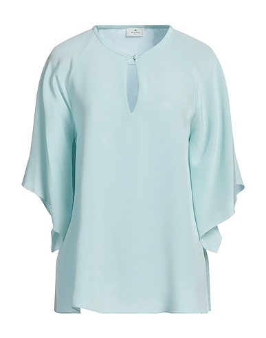 ETRO Silk top Sky blue 100% Silk